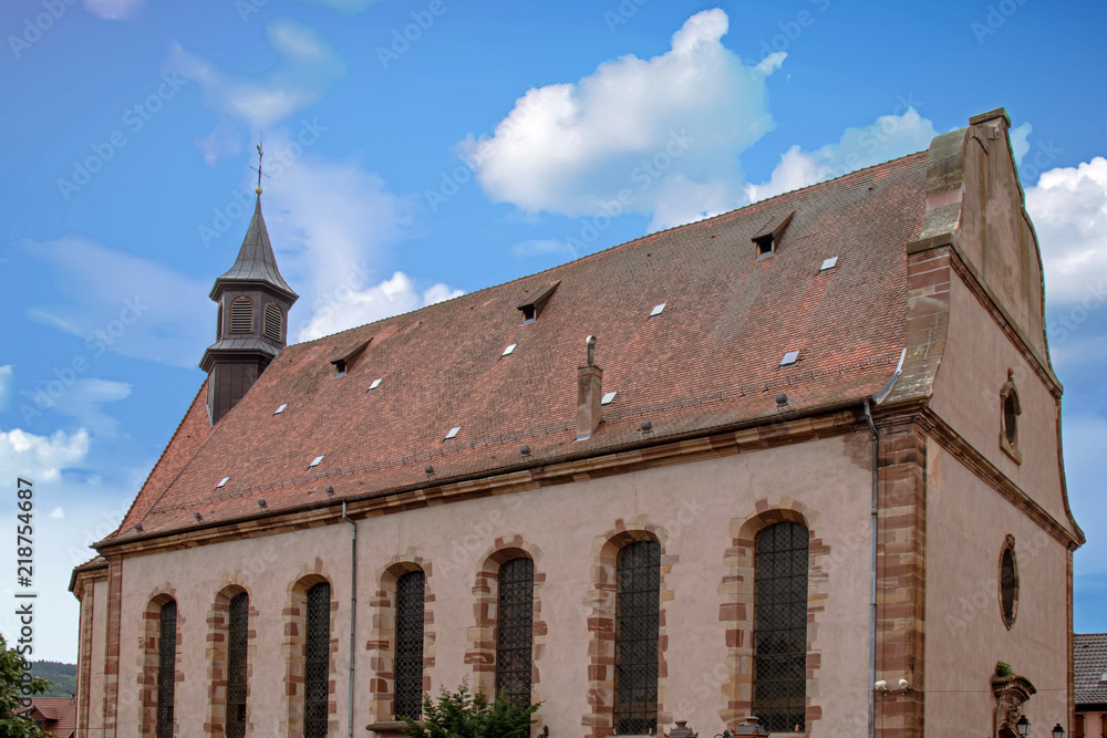 Wasselonne. Eglise protestante Saint Laurent. Alsace. Bas-Rhin. Grand Est