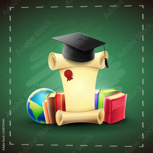 Graduation certificate of the academic course