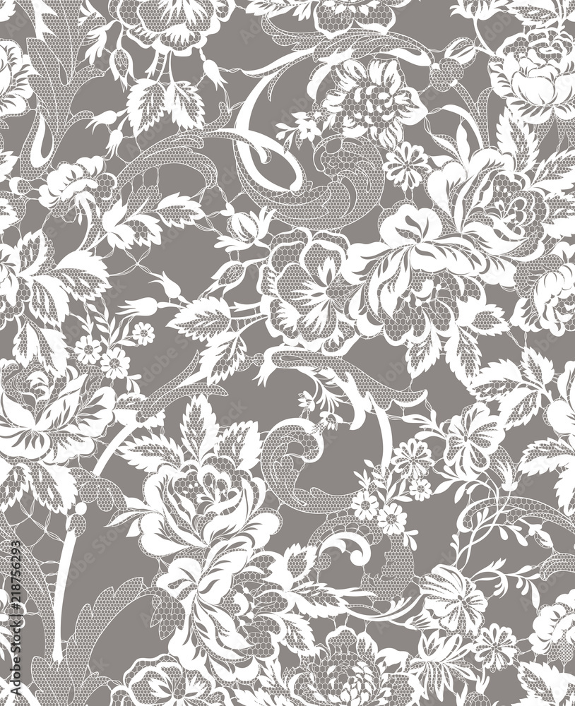 floral lace seamless pattern floral lace seamless pattern