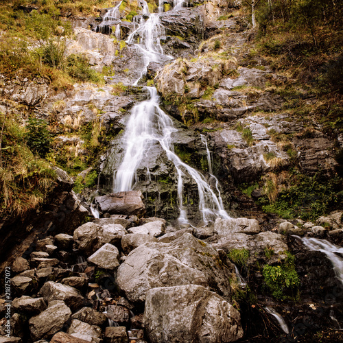 details from the todtnauer waterfalls, black forest