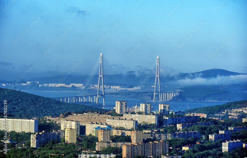 Ταπετσαρία City of Vladivostok, Far East of Russia.