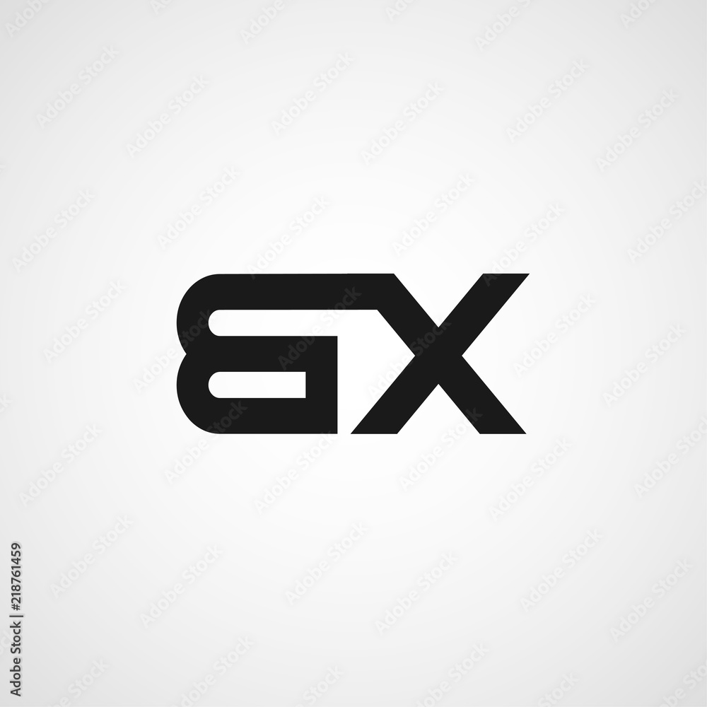 Initial Letter BX Logo Template Design Initial Letter BX Logo Template Design