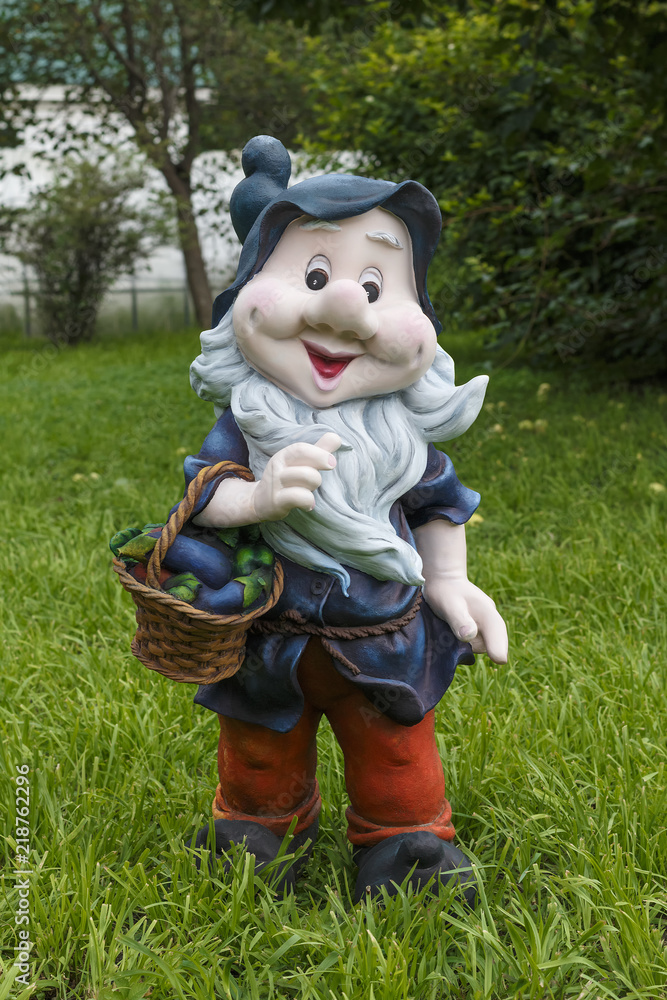 Plaster sculpture of the gnome