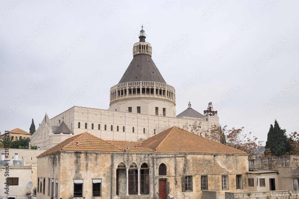 The Greek Orthodox Church of the Annunciation, also known as the Church of St. Gabriel. Nazareth, Israel.