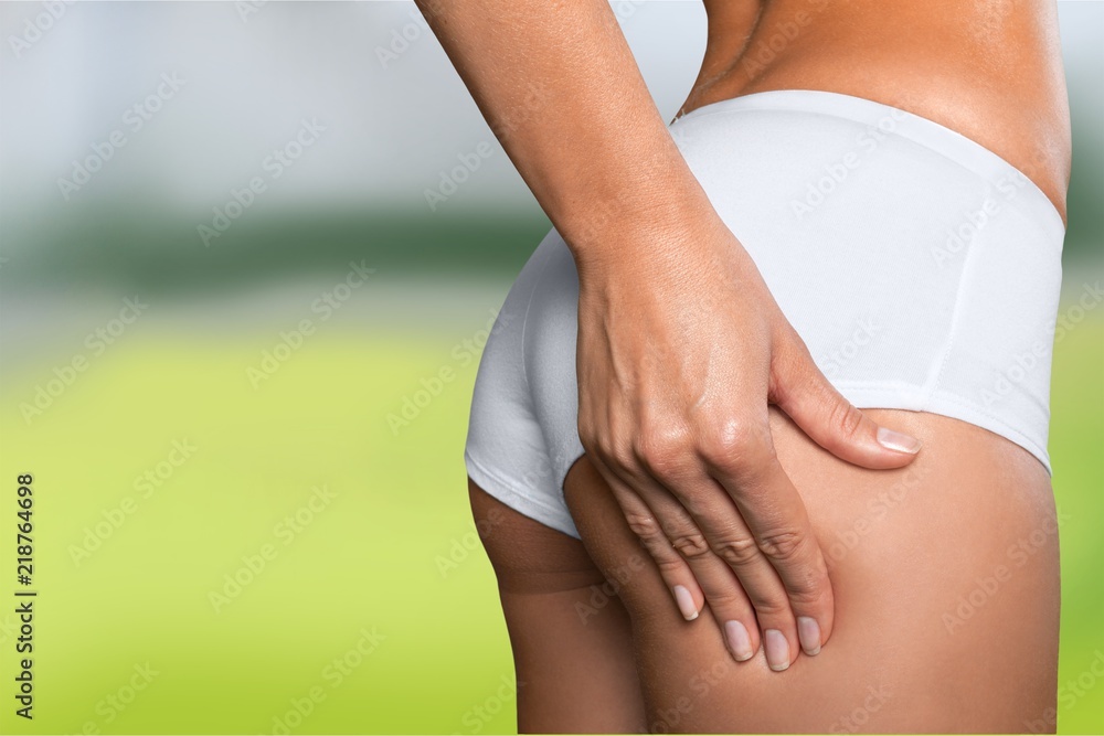 Close-up beautiful slim female body Close-up beautiful slim female body