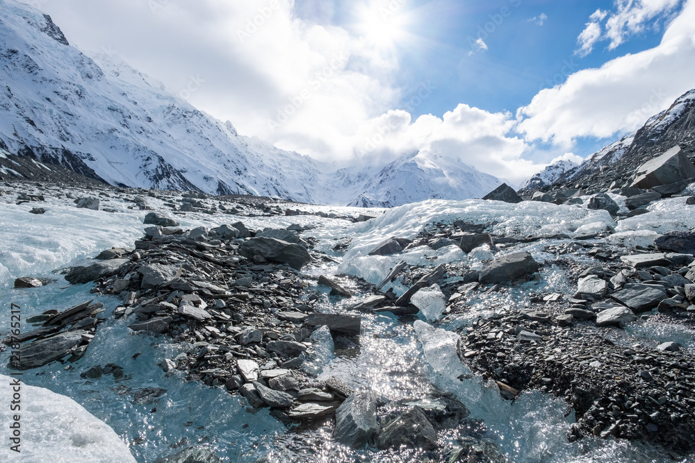 water on ice