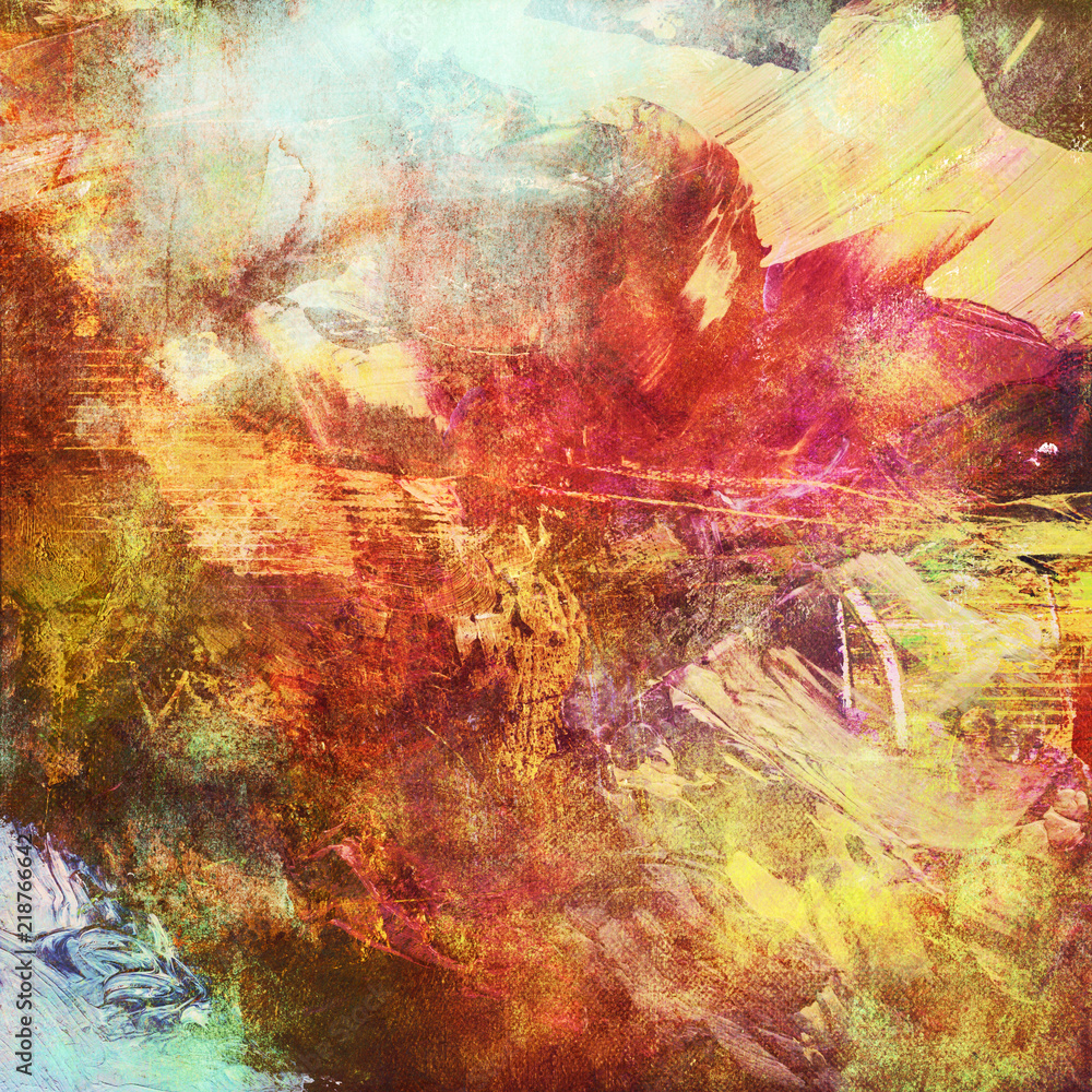 Obraz premium painting colors subdued