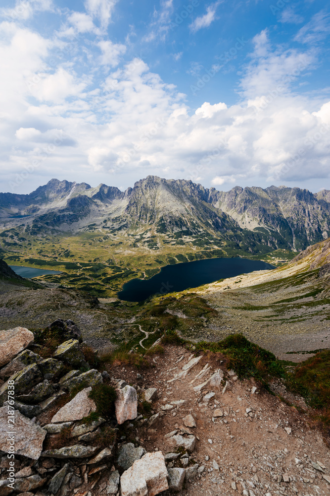 Valley of Five Lakes in the High Tatra Mountain, Poland
