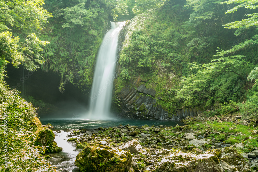 Joren Falls, Joren no Taki on Kano River. Shizuoka Prefectural Natural