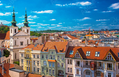 View on the old town of Brno, Czech Republic photo