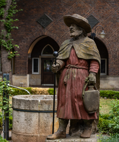 ST. Magnus statue in Bremen Bible Garten.