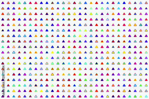 Abstract gemetric pattern with colored elements