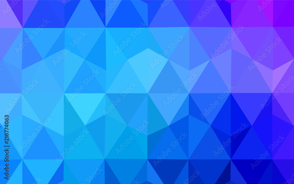Light Pink, Blue vector triangle mosaic template. Light Pink, Blue vector triangle mosaic template.