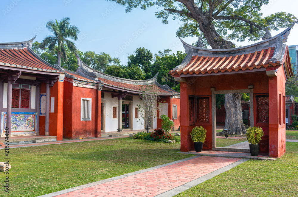 Exterior view of Taiwan Confucian Temple Tainan Exterior view of Taiwan Confucian Temple Tainan