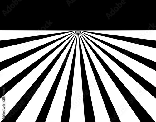 Black and white converging lines background