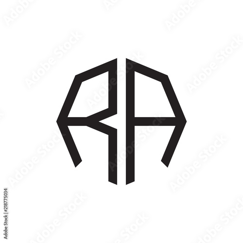 two letter RA octagon logo