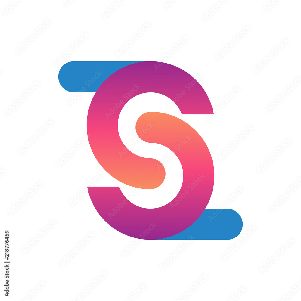 Color Letter S logo Color Letter S logo