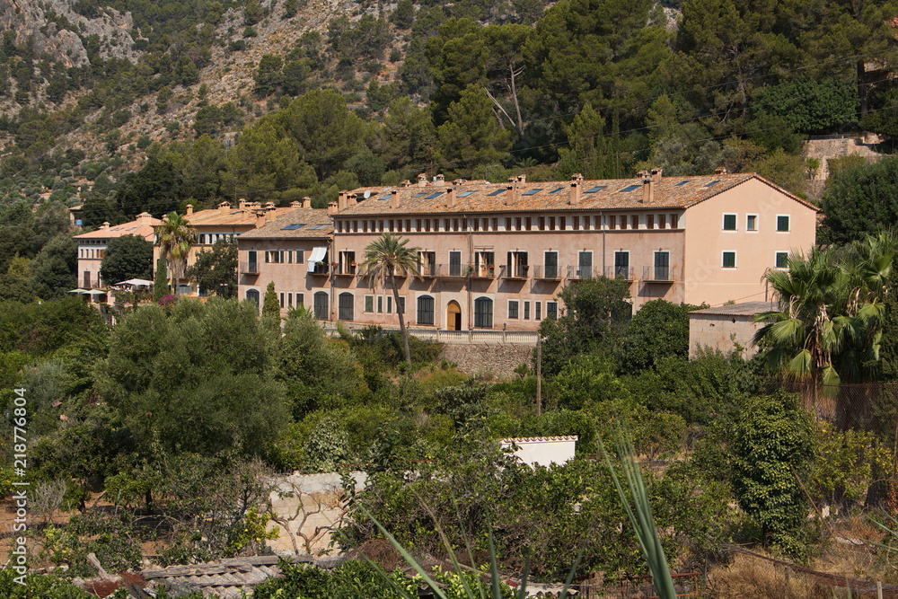 Residential house in Tramuntana Mountains near Soller on Mallorca

