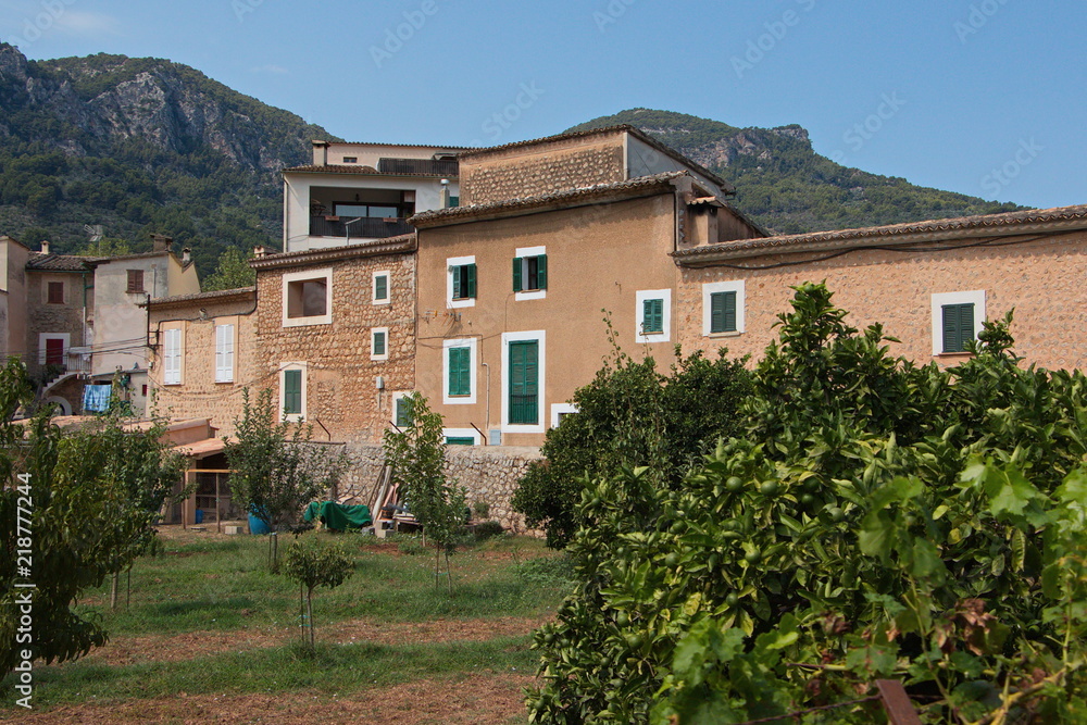 Residential house in Tramuntana Mountains near Soller on Mallorca
