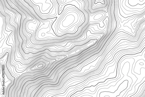 Vector contour topographic map background. Topography and geography map grid abstract backdrop. Business concept. Vector illustration