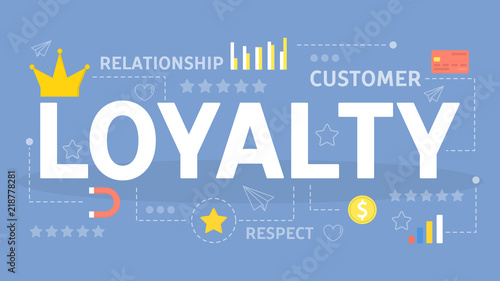 Loyalty concept. Idea of relationship with customers.
