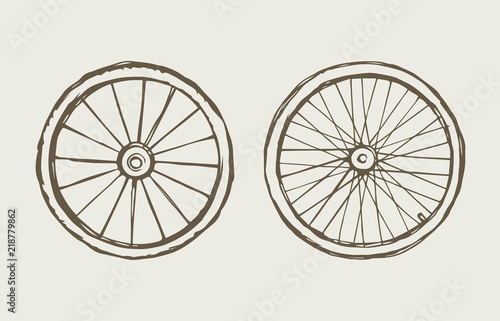 Tire. Vector drawing