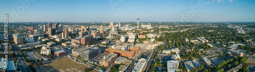 Aerial panorama San Antonio Texas