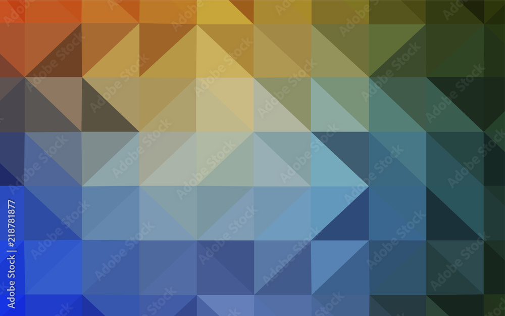 Light Blue, Yellow vector polygonal background. Light Blue, Yellow vector polygonal background.