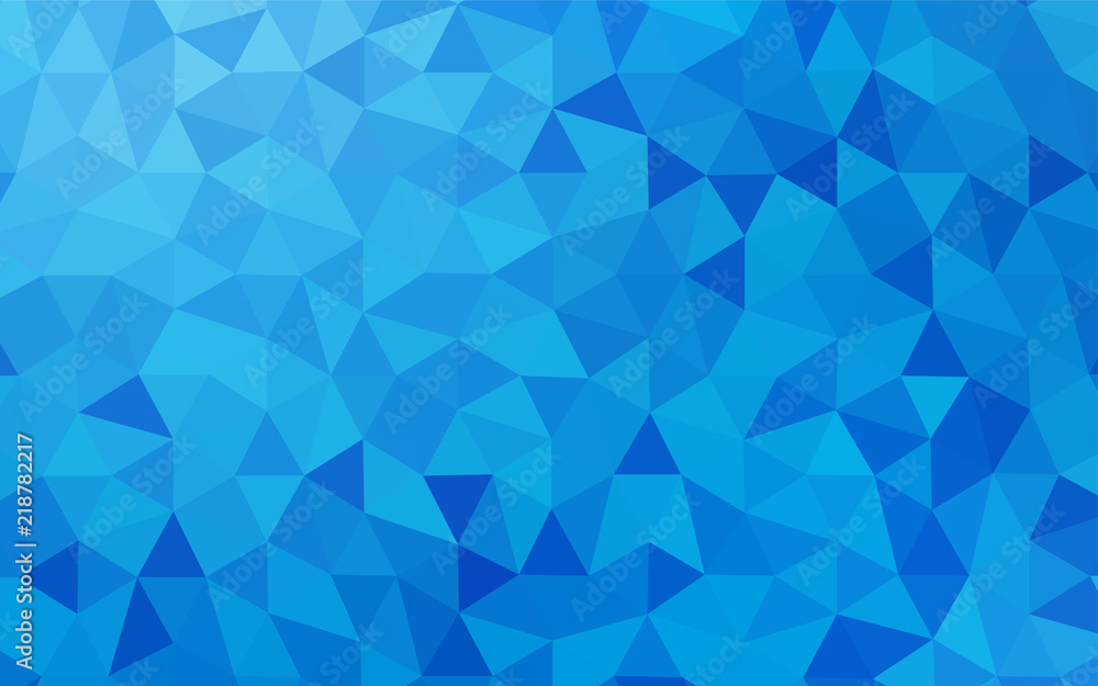 Light BLUE vector abstract polygonal pattern. Light BLUE vector abstract polygonal pattern.