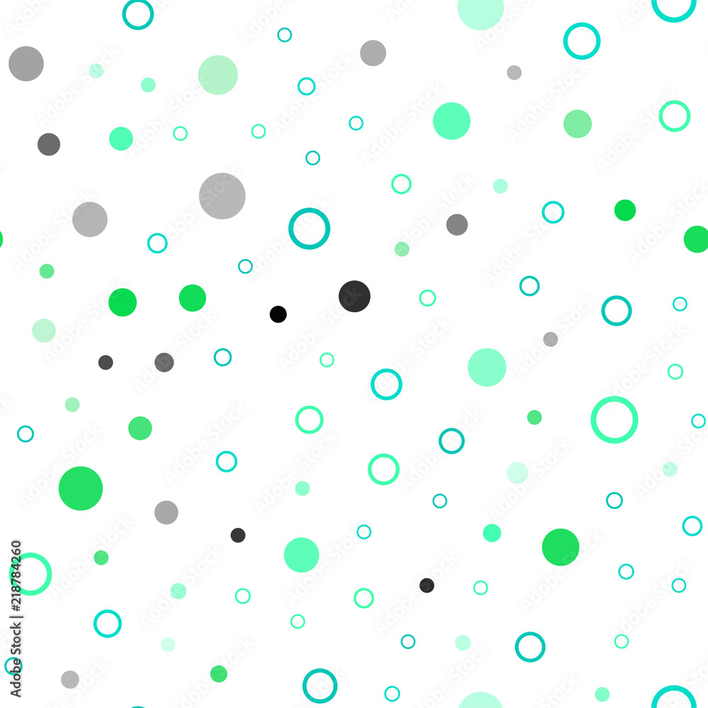 Light Green vector seamless texture with disks. Light Green vector seamless texture with disks.