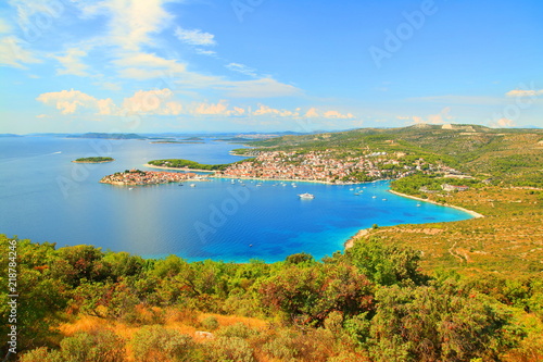 Primosten, picturesque touristic destination on Adriatic sea, Croatia © Simun Ascic