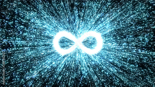 Infinity symbol - the digital singularity