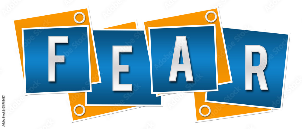 Fear Blue Orange Blocks Rings Fear Blue Orange Blocks Rings