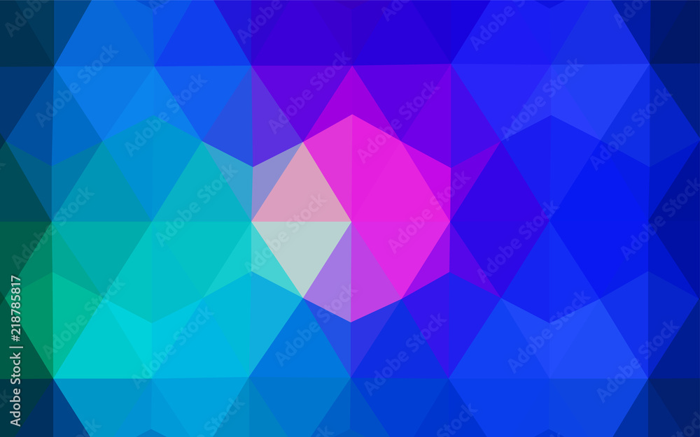 Light BLUE vector abstract mosaic backdrop. Light BLUE vector abstract mosaic backdrop.