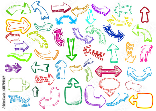 Arrow vector arrowheads direction or cursed arrow icons design up down narrow circle sign collection illustration set isolated on white background