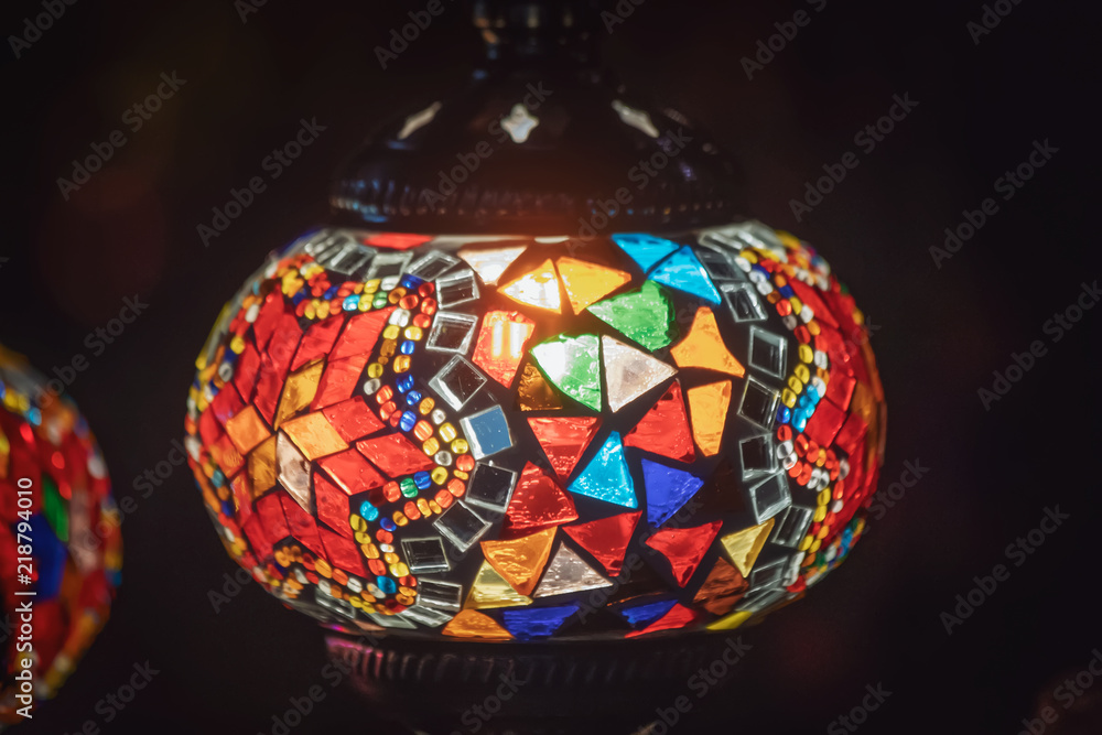 Fototapeta premium Colorful Lamp