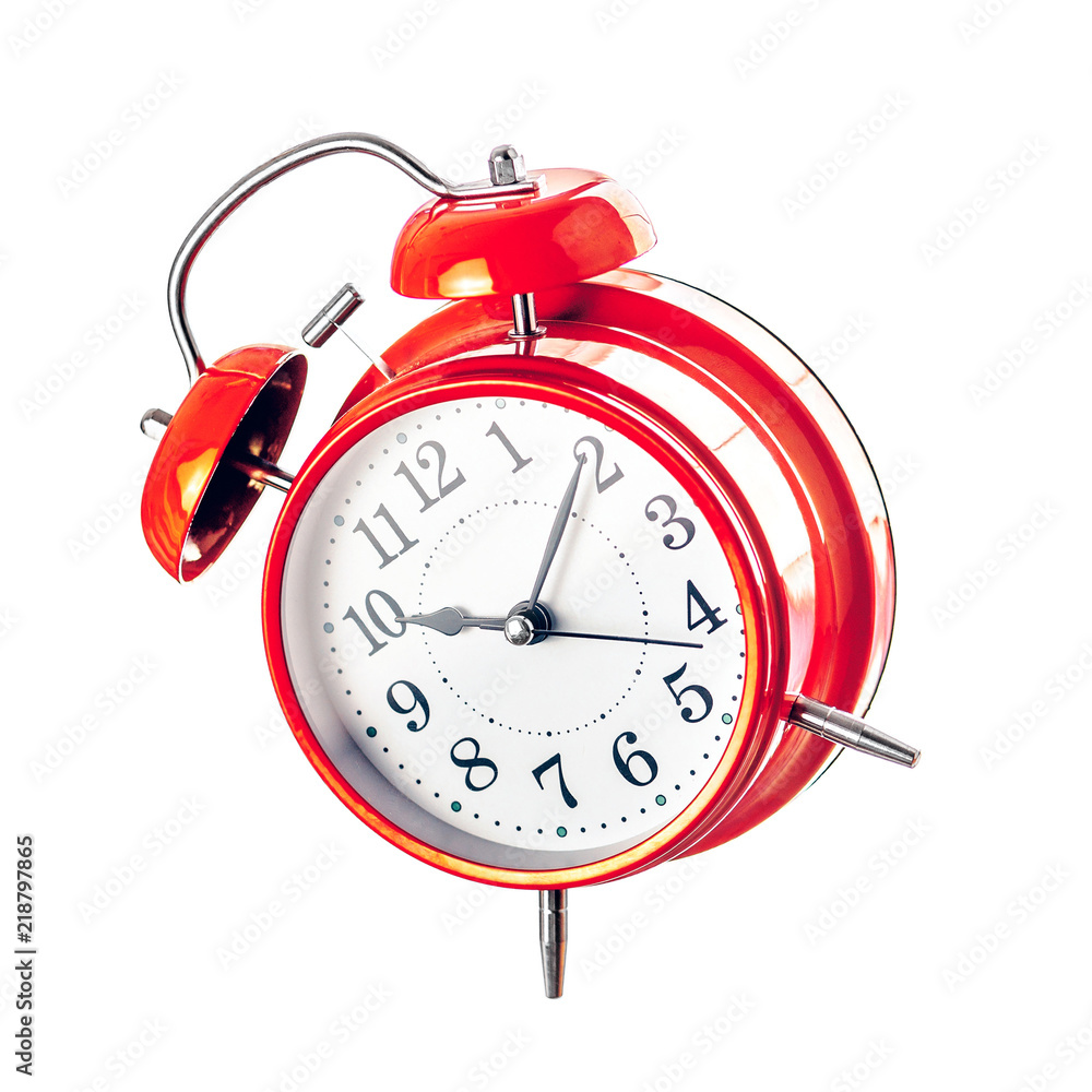 It's time to wake up isolate on a white background It's time to wake up isolate on a white background