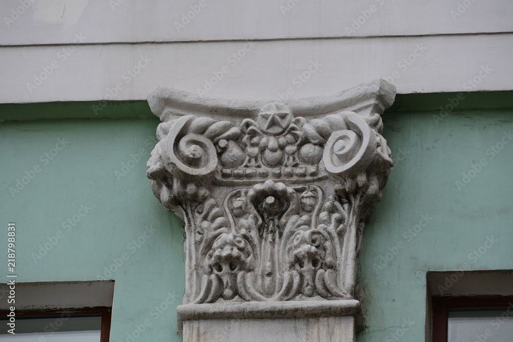 Architectural decorations on buildings