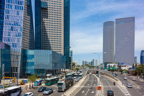 View in the downtown, Tela Aviv, Israel