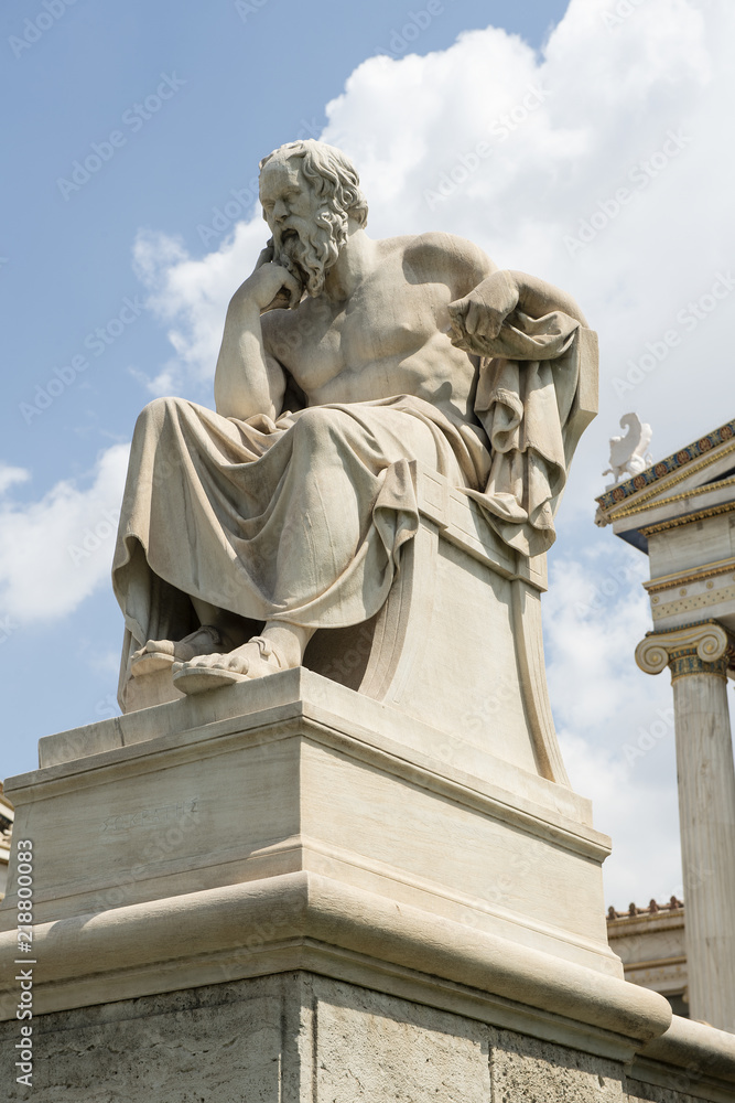Sokrates-Statue bei der 