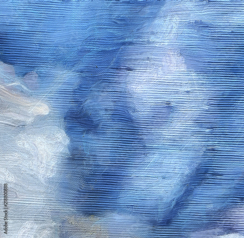 Close up brush strokes on canvas. Grunge texture. Dry painting background. Art production. Unique drawn backdrop. Creative simple pattern for graphic work, web design or wallpaper. Aged style artwork.