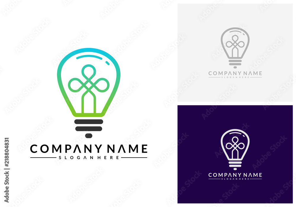 Modern Bulb logo designs concept, Pixel Technology Bulb Idea logo template Modern Bulb logo designs concept, Pixel Technology Bulb Idea logo template