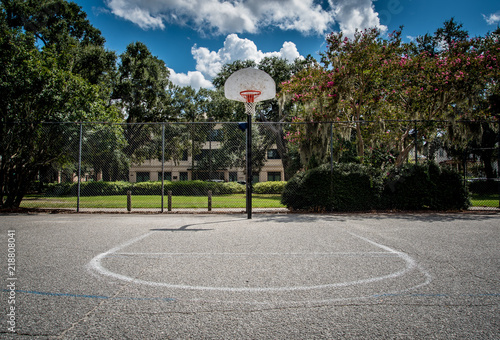 Outdoor Basketball Court 