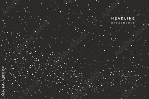 Abstract background of night sky from dots.