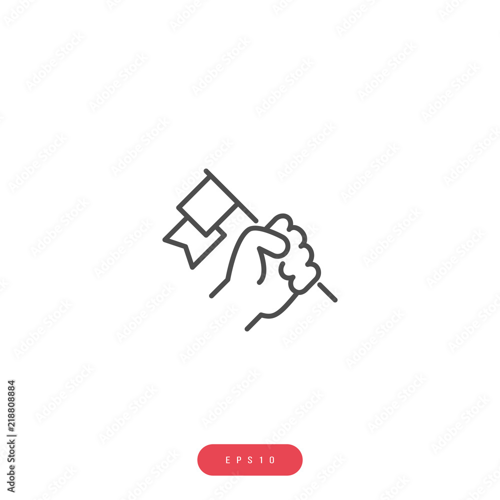 Iniate Vector Icon. Business Management Related Vector Line Icon. Editable Stroke. 1000x1000 Pixel Perfect.