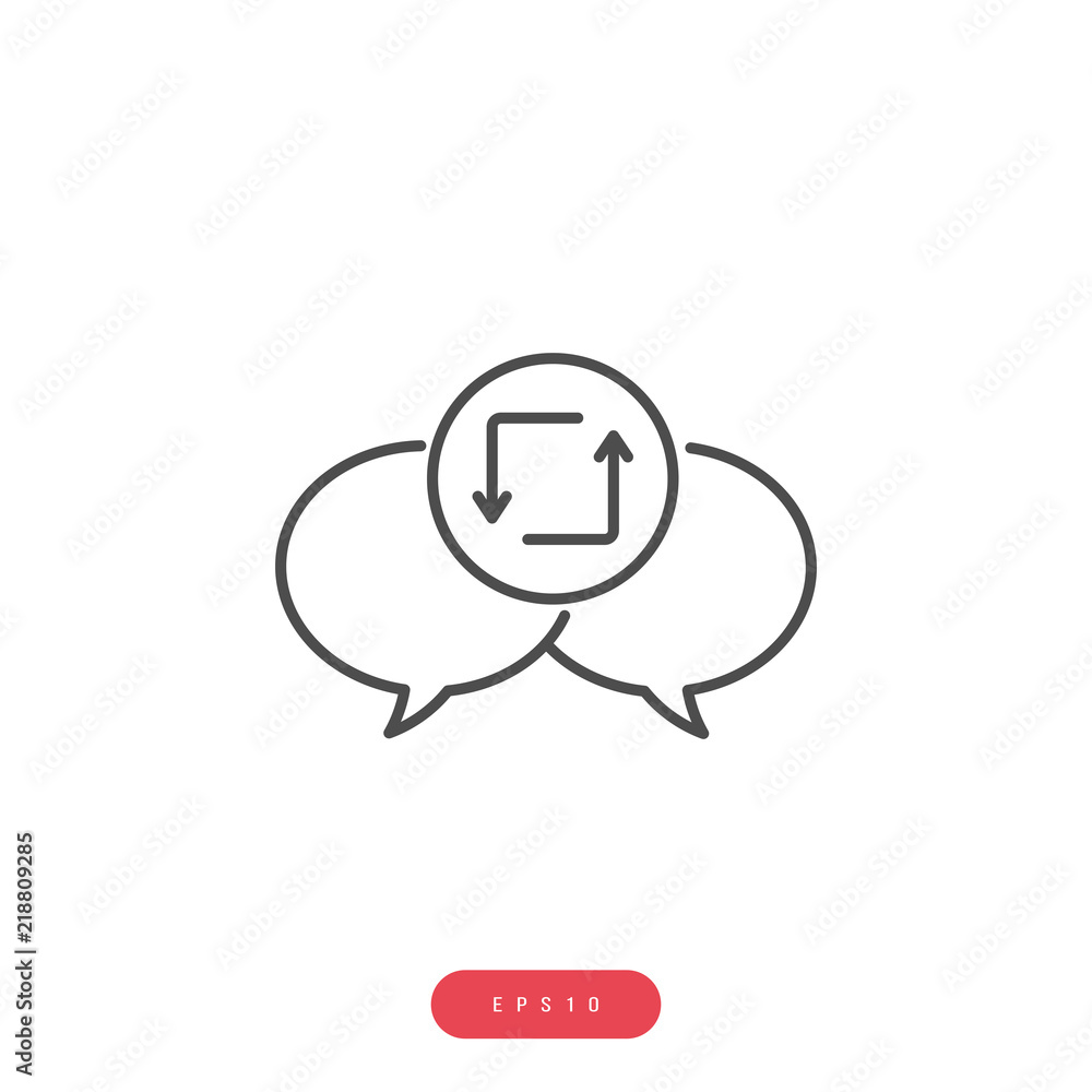 Feedback Vector Icon Business Management Related Vector Line Icon. Editable Stroke. 1000x1000 Pixel Perfect. Feedback Vector Icon Business Management Related Vector Line Icon. Editable Stroke. 1000x1000 Pixel Perfect.