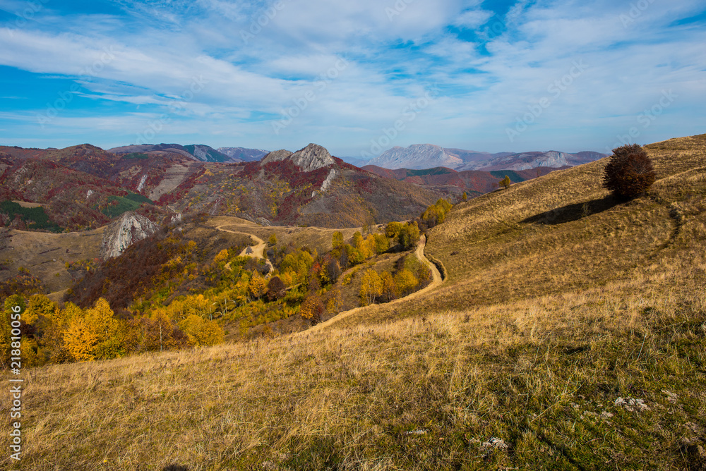 Obraz premium Autumn countryside landscape