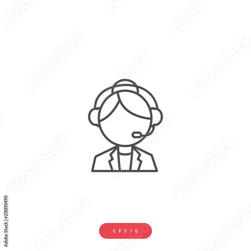 Wallpaper Mural Consulation Vector Icon Business Management Related Vector Line Icon. Editable Stroke. 1000x1000 Pixel Perfect. Torontodigital.ca