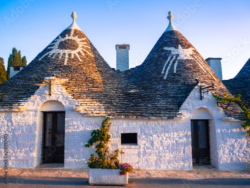 Traditional Trulli houses in Alberobello village, Apulia - Italy