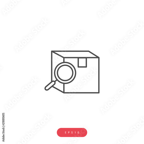 Product Overview Vector Icon Business Management Related Vector Line Icon. Editable Stroke. 1000x1000 Pixel Perfect.